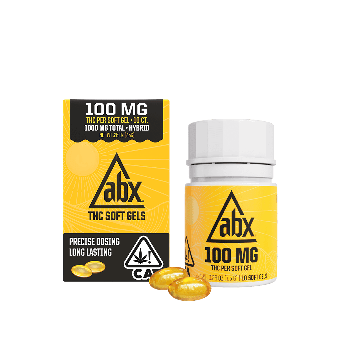 ABX - 100mg THC Soft Gels - 10ct